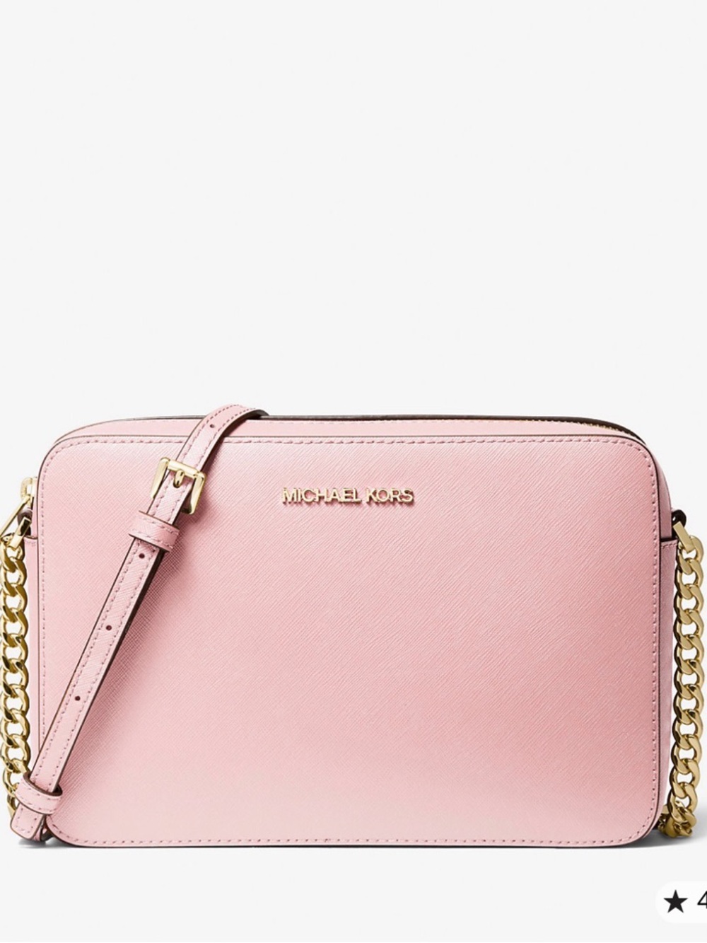 Michael Kors Blush Pink Saffiano Crossbody Bag
